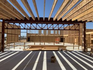 Construction progress at Paso Verde School
