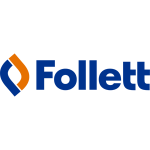 Blue and Orange Follett logo