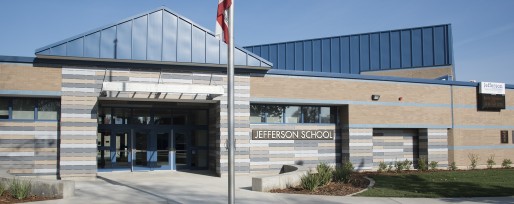 New exterior of Jefferson School