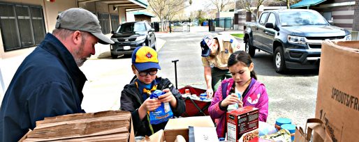 Cub Scout Pack 402 donates to Joey's Food Locker