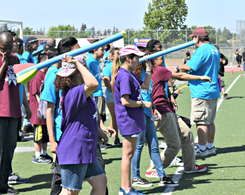 One event was the foam javelin throw