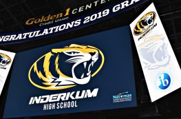 Tiger logo spotlighted at Golden 1 Center