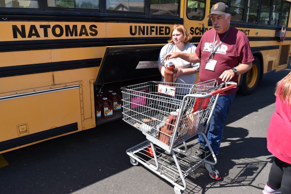 South Natomas Grocery Outlet has donated more than 1,000 pounds of food to Joey's Food Locker