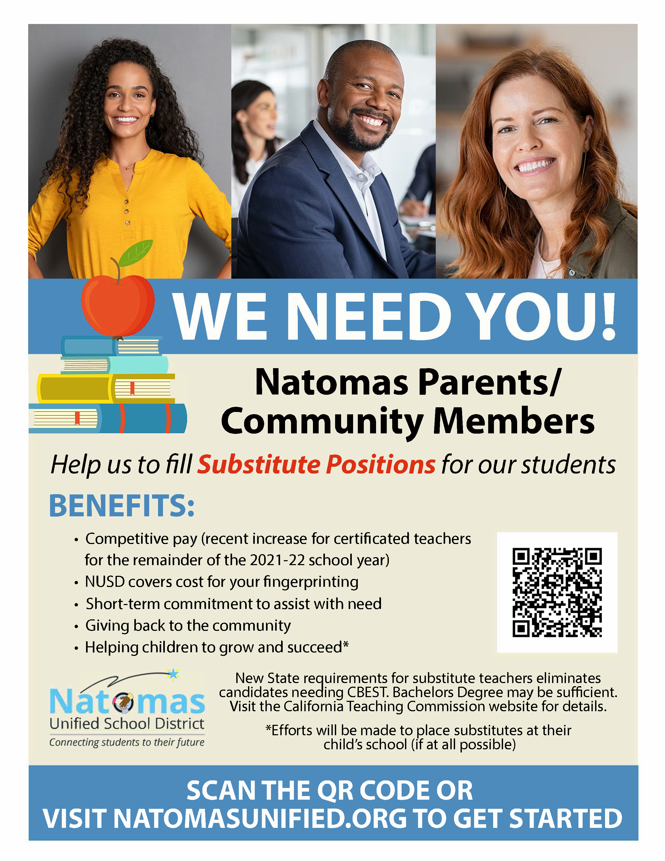 We need you! Natomas parents and community members